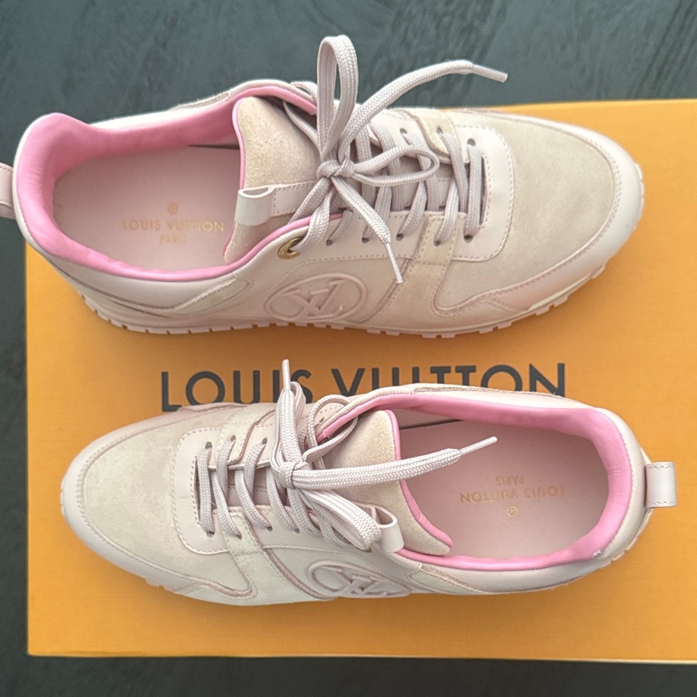 Louis Vuitton Blush Pink Women's Sneakers - Picture 3 of 6